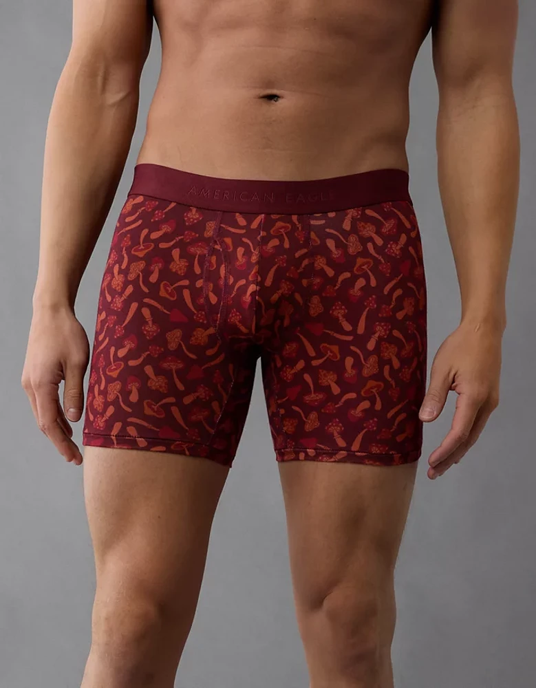 Caleçon boxeur ajusté classique de 6 po champignons pour hommes AEO