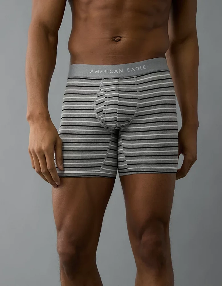 AEO Men's Striped 6" Classic Boxer Brief