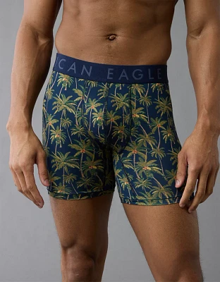 Caleçon boxeur ajusté Flex de 6 po palmiers pour hommes AEO
