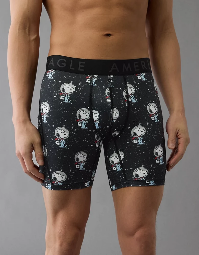 Caleçon boxeur ajusté en Flex de 6 po galaxie Snoopy pour hommes AEO