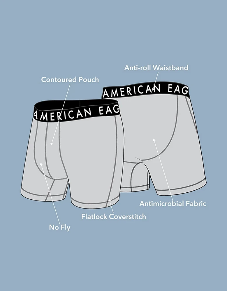 AEO Men's Cationic 6" Flex Boxer Brief