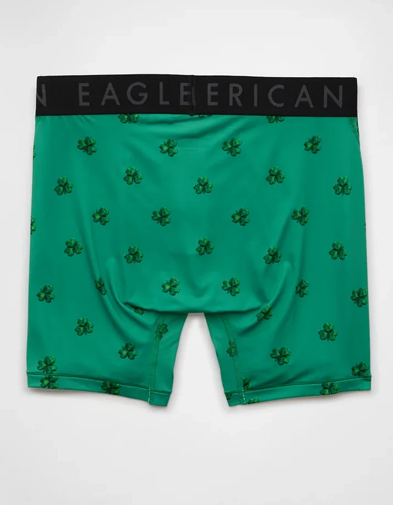 AEO Men's St. Patrick's Day Clover Balloons 6" Flex Boxer Brief