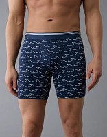 AEO Men's Wavy Stripes 6" Ultra Soft Boxer Brief