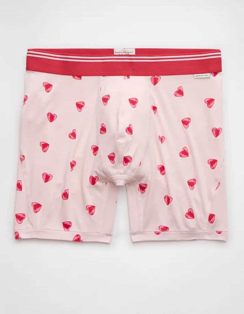 AEO Men's Valentine's Day Hearts 6" Ultra Soft Boxer Brief