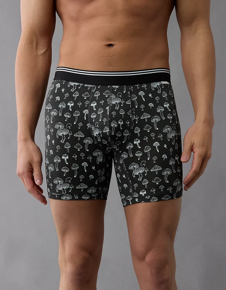 Caleçon boxeur ajusté ultradoux de 6 po champignons pour hommes AEO
