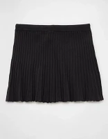 AE Ribbed Knit Mini Skirt