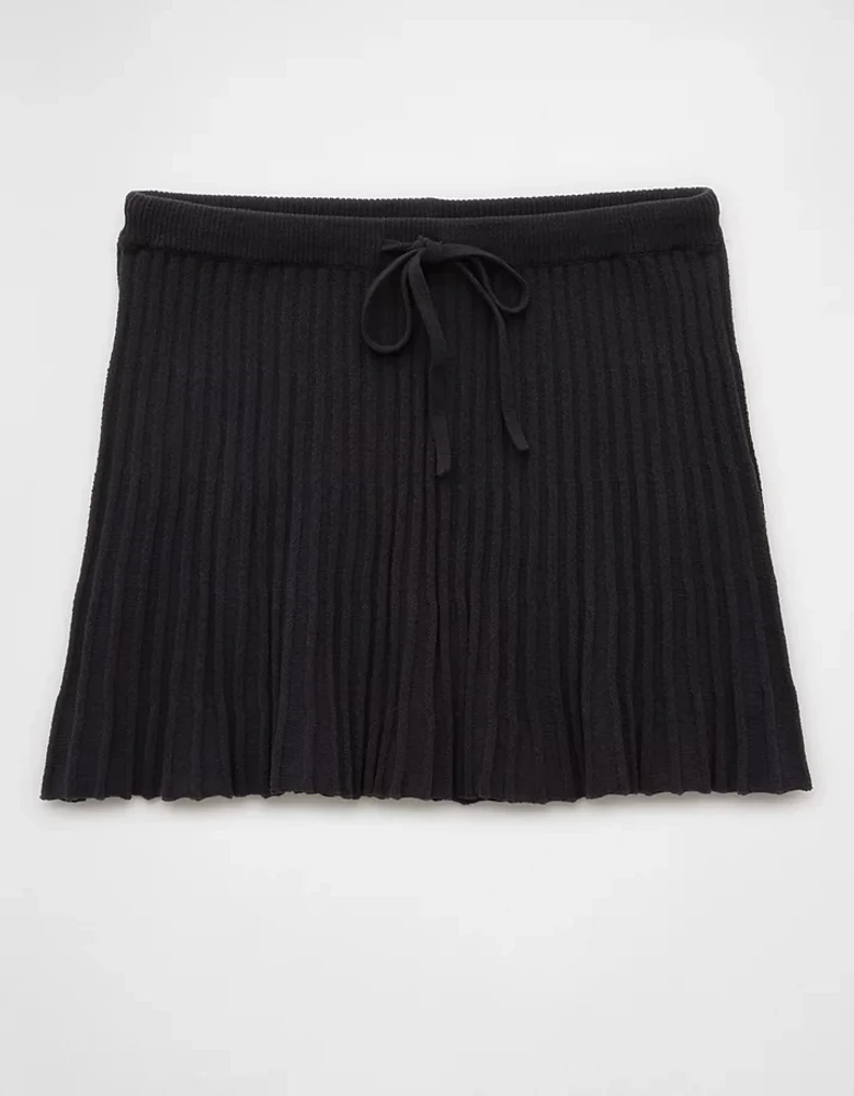 AE Ribbed Knit Mini Skirt