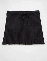AE Ribbed Knit Mini Skirt
