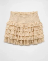 AE High-Waisted Ruffle Mini Skort