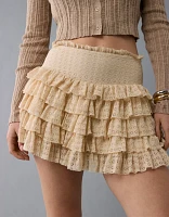 AE High-Waisted Ruffle Mini Skort