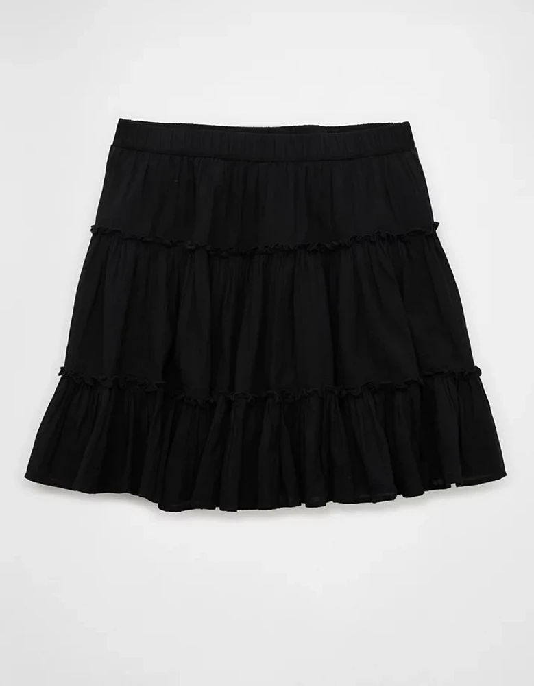 AE High-Waisted Tiered Mini Skirt