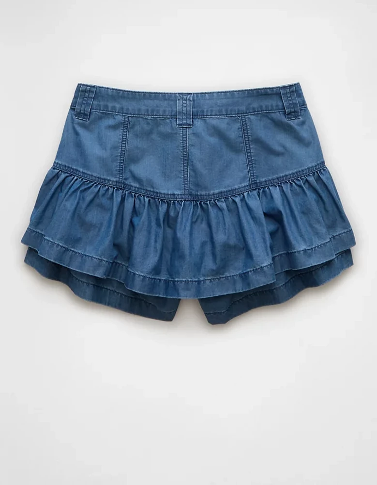 AE Stretch Mini Ruffle Skort