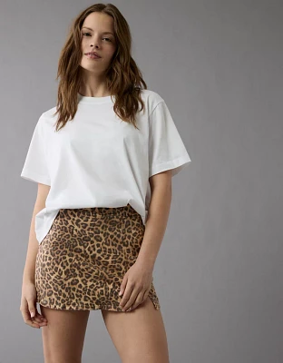 AE It Knit Leopard Skort