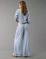 AE Weekend Vibes Linen-Blend Pull-On Pant