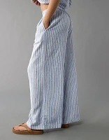 AE Weekend Vibes Linen-Blend Pull-On Pant