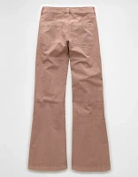 AE Snappy Stretch Curvy Low-Rise Baggy Flare Pant