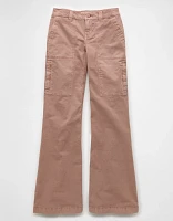 AE Snappy Stretch Curvy Low-Rise Baggy Flare Pant