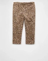 AE Stretch Low-Rise Leopard Capri Pant