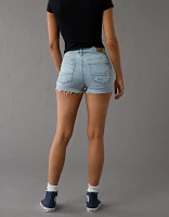 AE Next Level Patched Super High-Waisted Denim Short