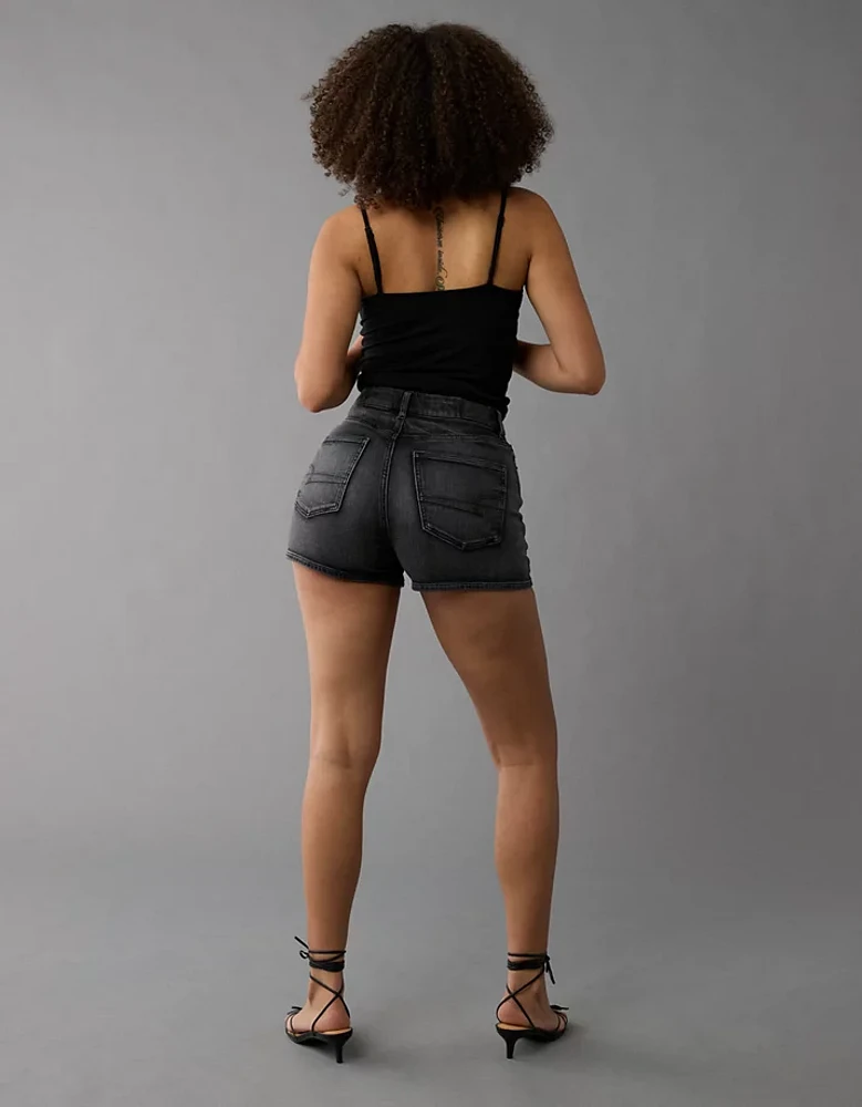AE Strigid Curvy Denim Mom Short