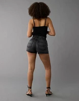 AE Strigid Curvy Denim Mom Short