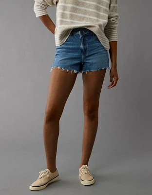 AE Stretch Crossover Denim Mom Short
