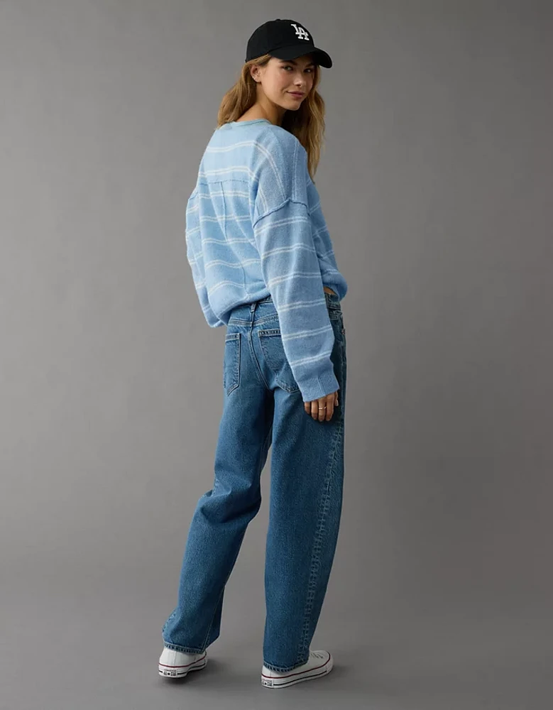 AE Whoa So Soft Notch Neck Sweater