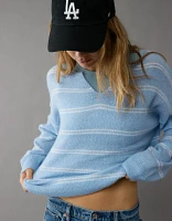 AE Whoa So Soft Notch Neck Sweater