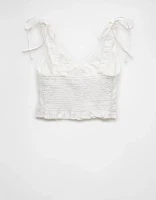 AE Tie Shoulder Corset Tank Top