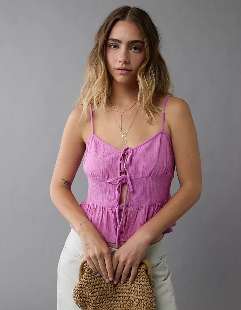 Camisole teinte sur nœud AE
