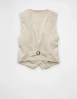 AE Linen-Blend Vest