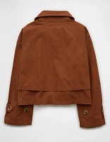 AE Cropped Trench Coat