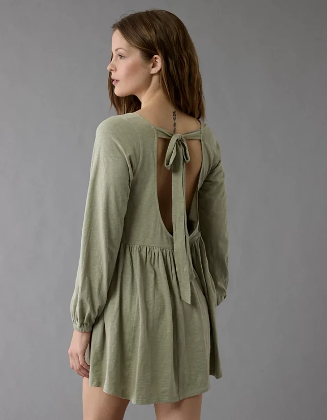 AE Sunchaser Knit Long-Sleeve Scoop Neck Mini Dress at Hamilton Place in  Chattanooga, TN