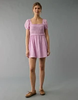 AE Puff Sleeve Lace Mini Dress