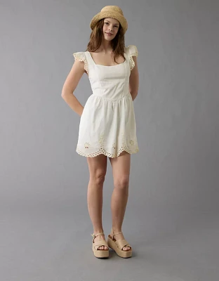 Robe mi-longue de style corset à taille en V AE