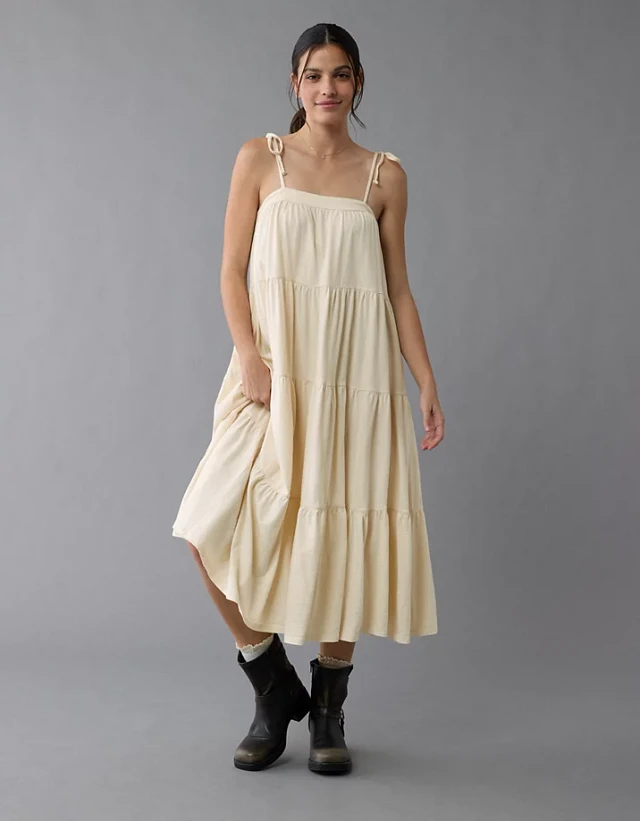 AE Sunchaser Knit Tie Shoulder Maxi Dress at Hamilton Place in Chattanooga,  TN