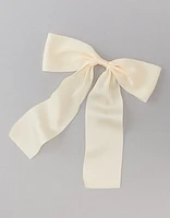 AE Drapey Satin Bow Clip
