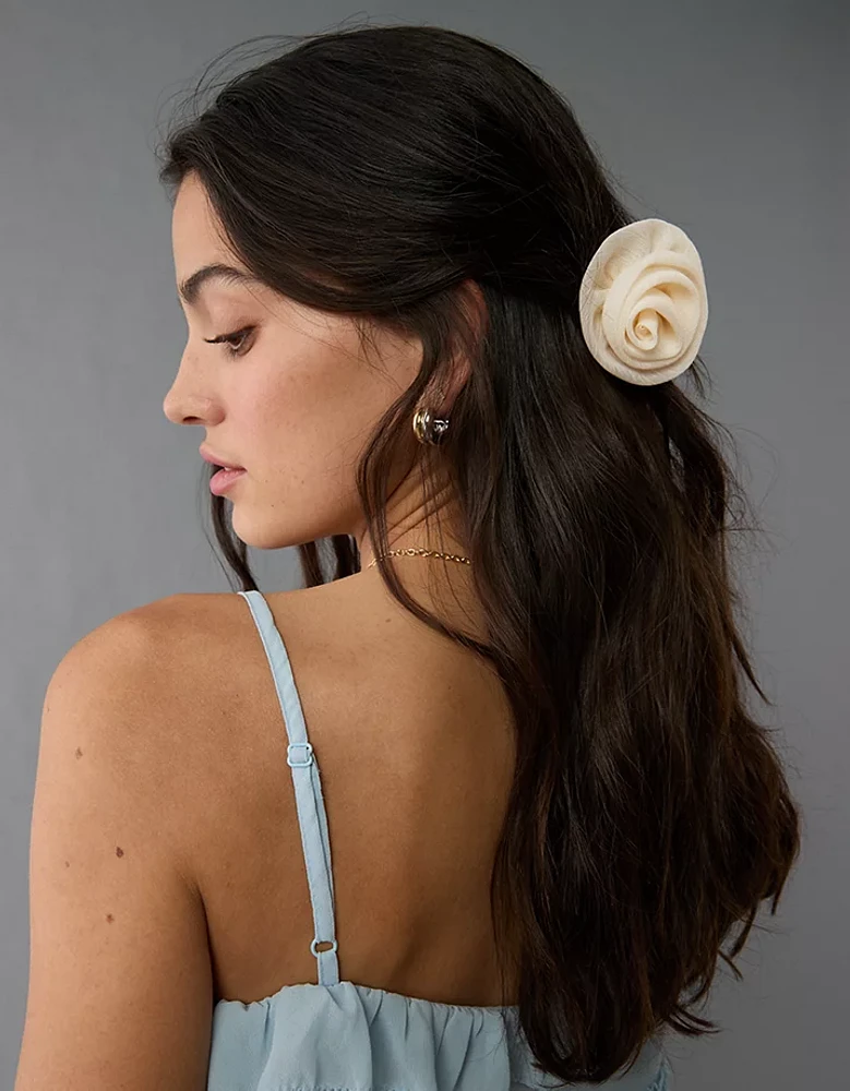 Pince à cheveux crabe rosette AE