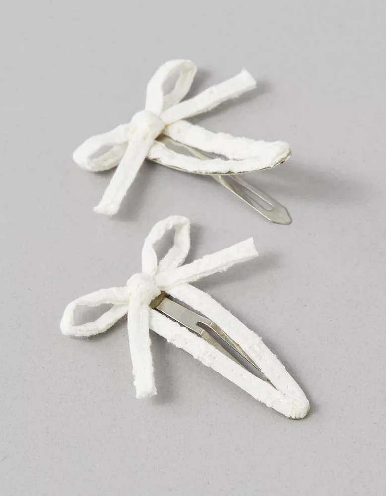 AE Bow Barrette 2-Pack