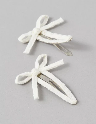 AE Bow Barrette 2-Pack