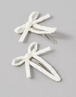 AE Bow Barrette 2-Pack
