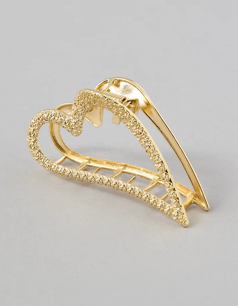 AE Embellished Heart Claw Clip