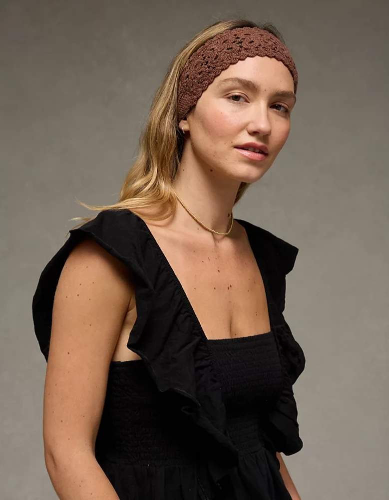 Bandeau crocheté AE