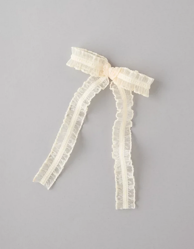 AE Lace Ruffle Bow