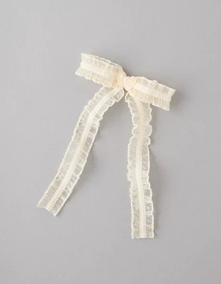 AE Lace Ruffle Bow