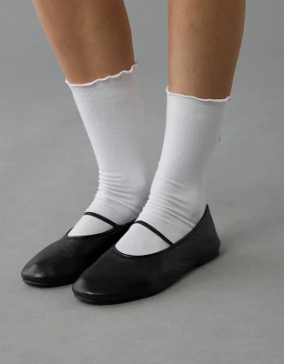 AE Ruffle Bow Crew Socks 2-Pack