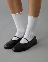 AE Ruffle Bow Crew Socks 2-Pack