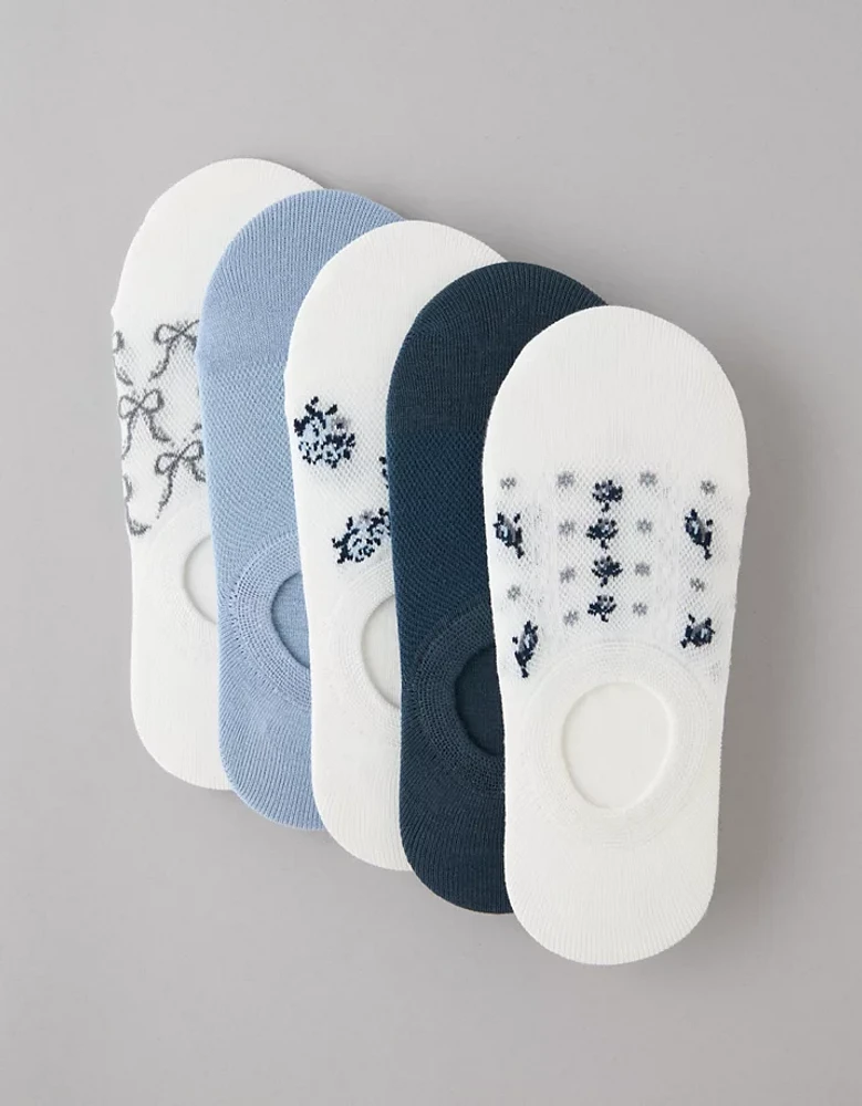 AE Printed No-Show Socks 5-Pack