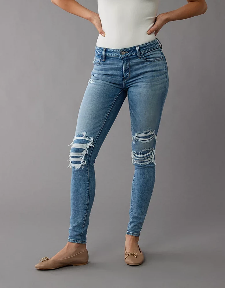 Jegging à taille basse rapiécé Next Level AE
