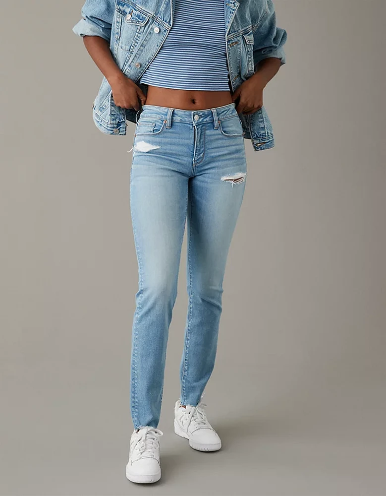 Jean seconde peau à taille basse Next Level AE